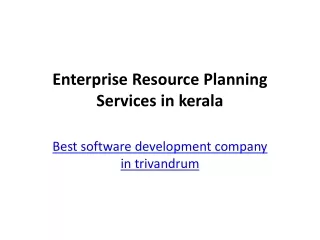 erp software development company in kerala-software development company