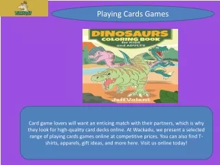 playing cards games