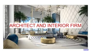 Architect and interior firm