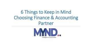 6 Things to Know Before Choosing Finance and Accounting Partner