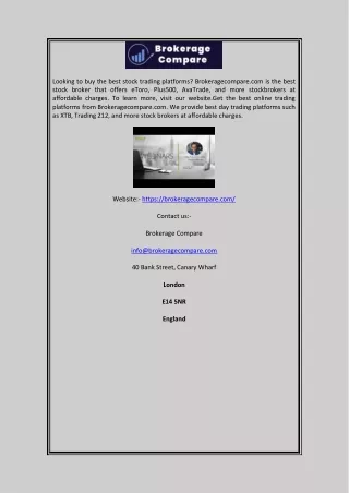 looking to buy the best stock trading platforms