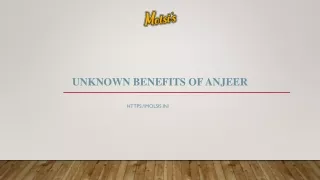 unknown benefits of anjeer