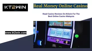 Real Money Online Cas!n0