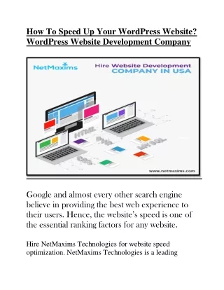 how to speed up your wordpress website wordpress