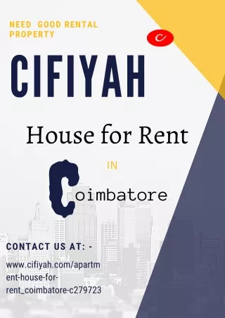 need good rental property