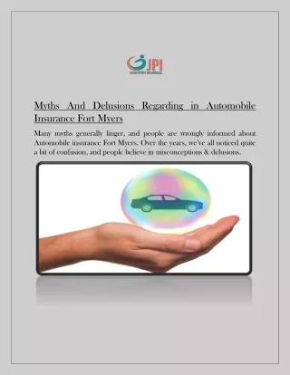 myths and delusions regarding in automobile