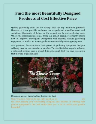 find the most beautifully designed products at cost effective price