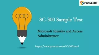 sc 300 sample test sc 300 sample test