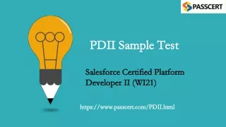 pdii sample test pdii sample test