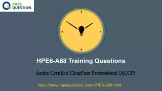 hpe6 a68 training questions