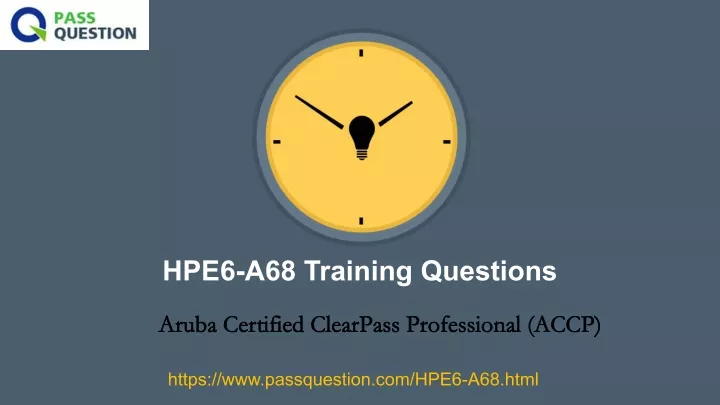 hpe6 a68 training questions