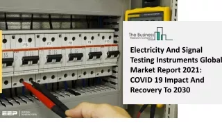 electricity and signal testing instruments global