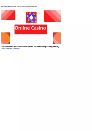 home online casino online casino