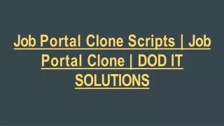 job portal clone scripts job portal clone dod it solutions