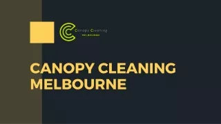 canopy cleaning melbourne