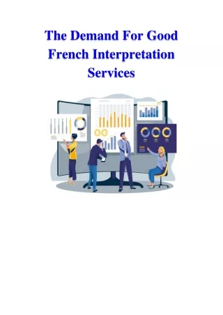 The Demand For Good French Interpretation Services
