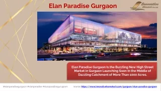 Elan Paradise Gurgaon | New Upcoming Project in Gurgaon