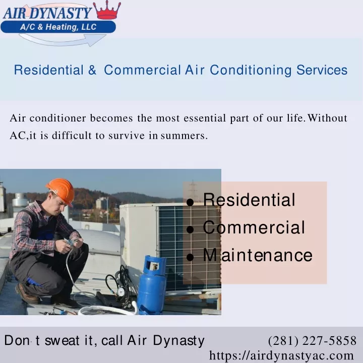 residential commercial air conditioning services