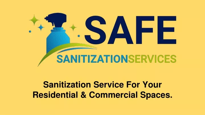 sanitization service for your residential
