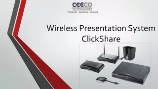 Wireless Presentation System- ClickShare