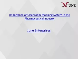 Importance of Cleanroom Mopping System in the Pharmaceutical Industry