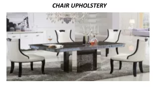 chair upholstery