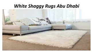 white shaggy rugs abu dhabi