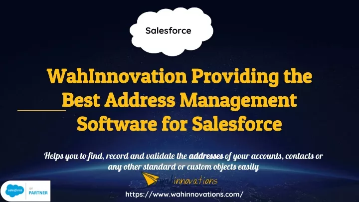 wahinnovation providing the best address management software for salesforce