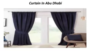 curtain in abu dhabi