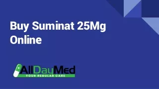 Buy Suminat 25Mg online at best price