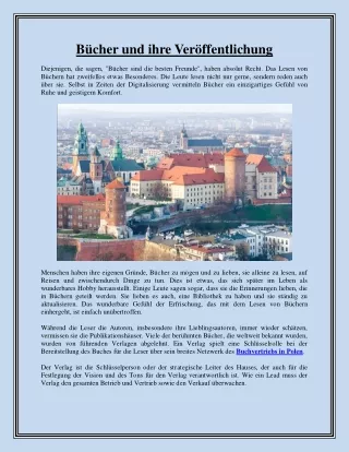 b cher und ihre ver ffentlichung