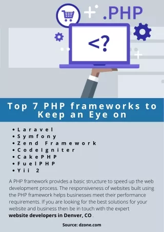 Top 7 PHP frameworks to Keep an Eye on