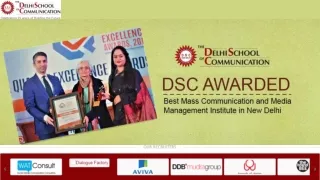 Best Media Institutes in delhi| Top PR colleges |  Delhi School of Mass Communication