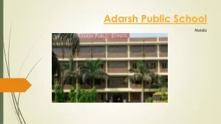adarsh public school