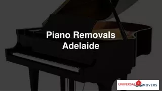 Piano Removals Adelaide