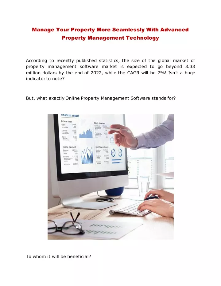 manage your property more seamlessly with
