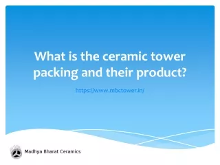 What is the ceramic tower packing and their product?