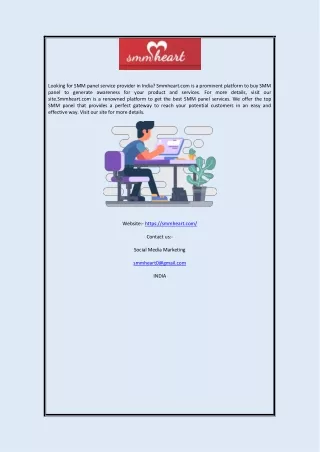 looking for smm panel service provider in india
