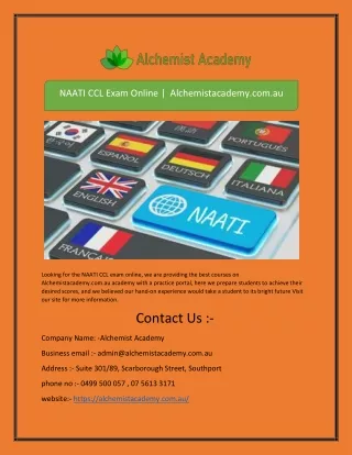 naati ccl exam online alchemistacademy com au