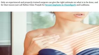 breast implants in Chandigarh