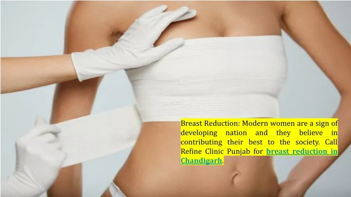 breast reduction modern women are a sign