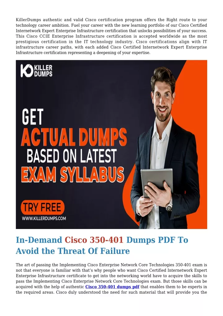 killerdumps authentic and valid cisco