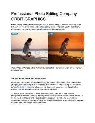 professional photo editing company orbit graphics