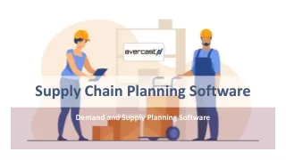 Supply Chain Planning Software