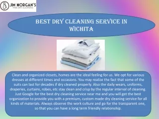 best dry cleaning service in wichita