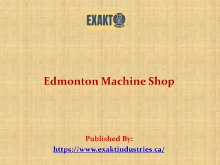 Edmonton Machine Shop