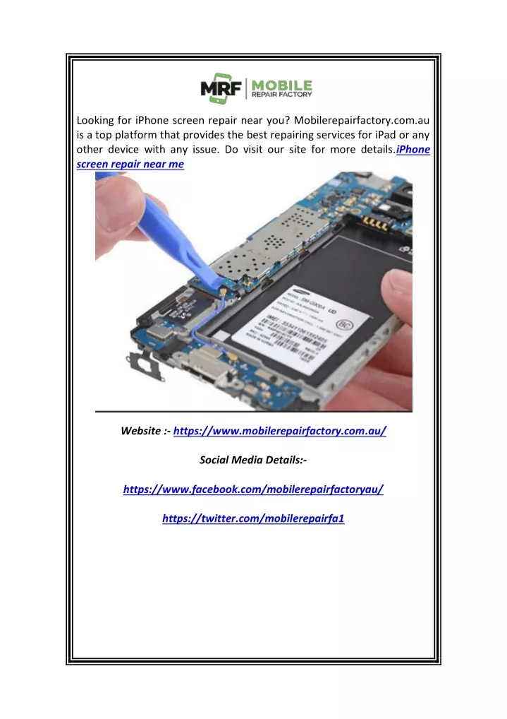 looking for iphone screen repair near