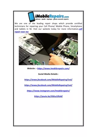 we are one of the leading repair shops which