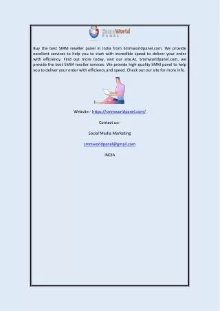 buy the best smm reseller panel in india from