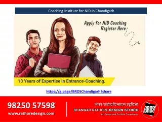 Coaching Institute for NID in Chandigarh